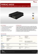 Waterproof Full IP65 EAC Box PC with M12 Connector, Intel® Core™ i5-1235U F65EAC-IAD32