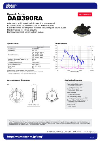 Dynamic Exciter:DAB390RA