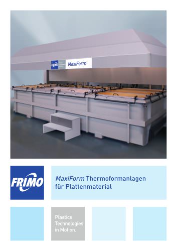 MaxiForm Thermoformanlagen für Plattenmaterial