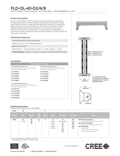 OL Series Accent/Flood - 40 Degree