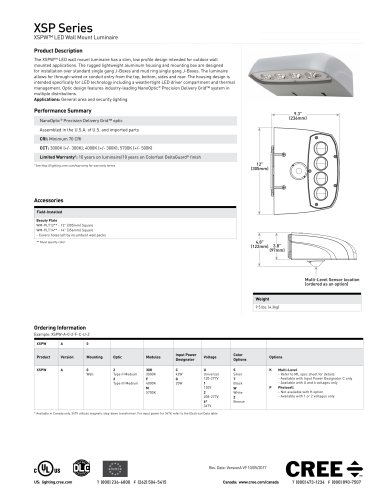 XSPW Wall Mount