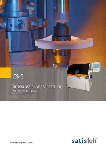 Brillenoptik - Industrielle Randbearbeitung - ES-5