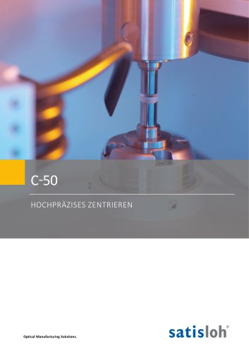 Feinoptik - C-50 Zenriermaschine