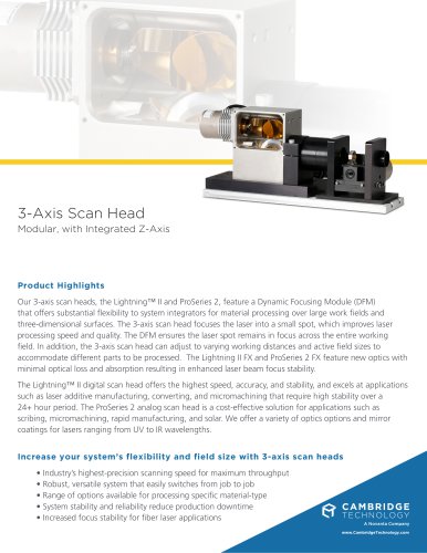 3-Axis Scan Head