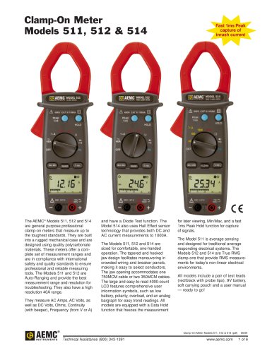 511 Clamp-On Meters 