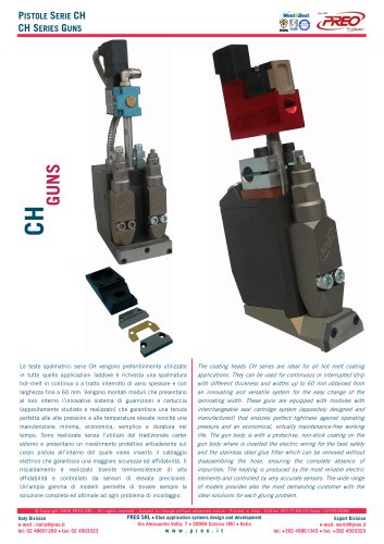 HOT-MELT SLOT GUNS SERIES CH