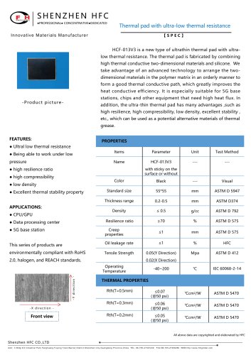 HCF-013 thermal pads