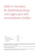 ALK-IN-CHAMBERS für Stabilitätsprüfungen und LagerunG-2