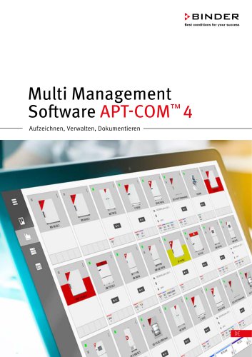 Multi Management Software APT-COM™ 4  Aufzeichnen, Verwalten, Dokumentieren