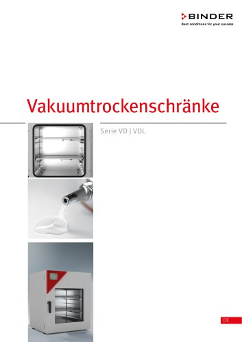 Vakuumtrockenschränke