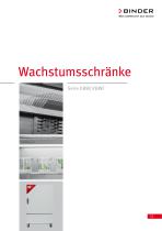 Wachstumsschränke - 1