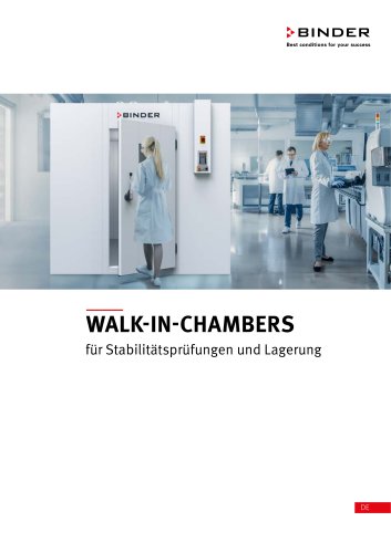 Walk-in chambers