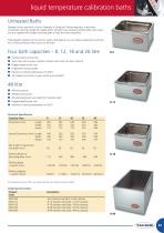 liquid temperature calibration baths