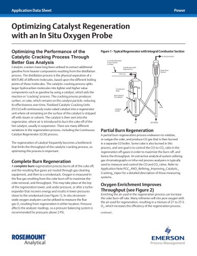 Optimizing Catalyst Regeneration with an In Situ Oxygen Probe