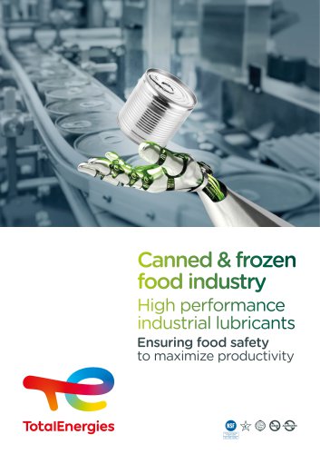 Canned & Frozen food brochure