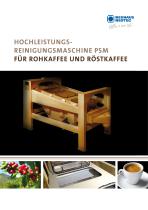 HochleistungsReinigungsmaschine PSM Für Rohkaffee und Röstkaffee