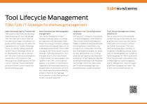 TDM Tool Lifecycle Management - 3