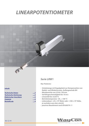 Linearpotentiometer LRW1