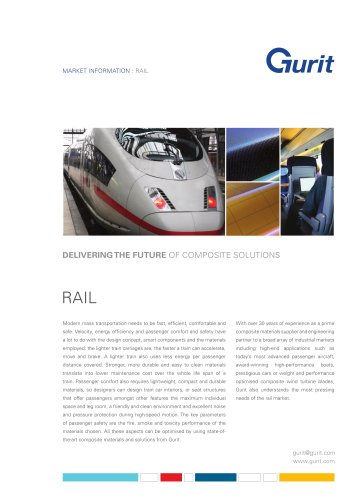 Rail Market Summary from Gurit