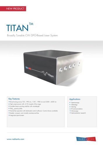 TITAN - CW OPO-Based Laser System