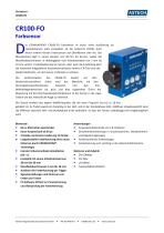 CROMLAVIEW® - CR100-FO Datenblatt - 1