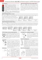 Sicherheitsschalter Serie NG mit integrierten Taster - 2