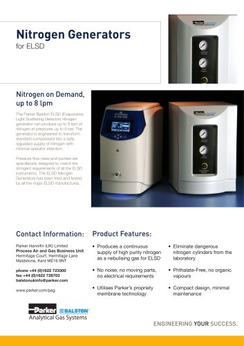 S3.2.018a - Membrane N2 04 "Nitrogen Generators for ELSD"