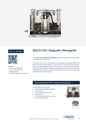 CO2 Taupunkt Messger&auml;t
