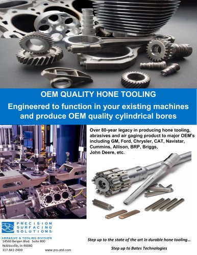 OEM Quality Hone Tooling