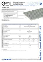 Sandwichplatte ALUSTEP® HFR