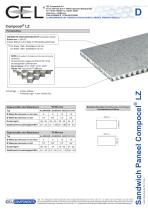 Sandwichplatte COMPOCEL LZ - 1