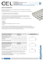 Technisches Datenblatt Aluminiumwaben - 1