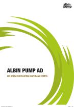 Albin AD Air Operated Double Diaphragm Pumps