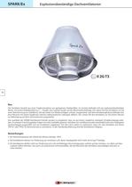 Explosionsbeständige Dachventilatoren - SPARK  Ex-1