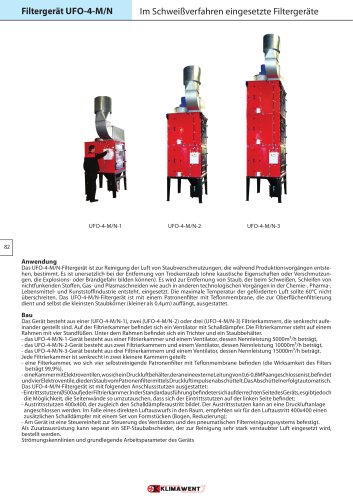 Filtergerät UFO-4-M/N