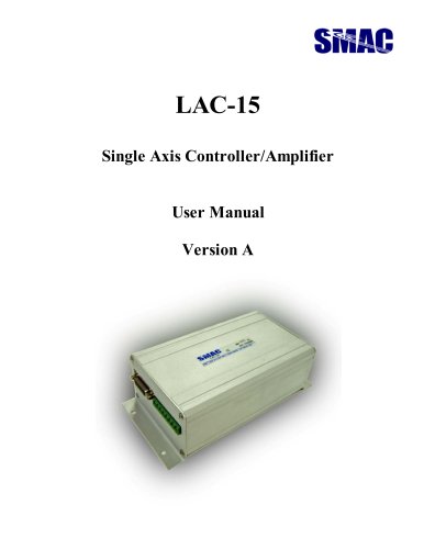 Single Axis Controller/Amplifier