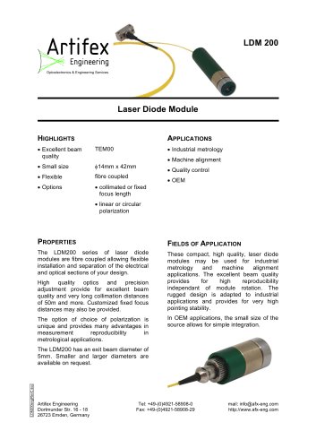 Laserdiodenmodule LDM200