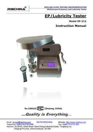 Extreme Pressure & Lubricity Tester