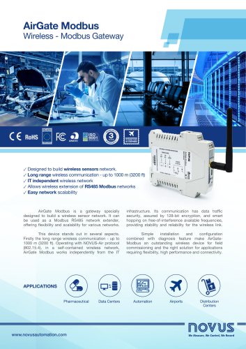 AirGate-Modbus NOVUS