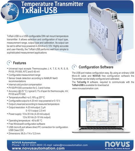 Flyer TxRail-USB