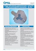 MCL 3-finger self-centering grippers, pneumatic