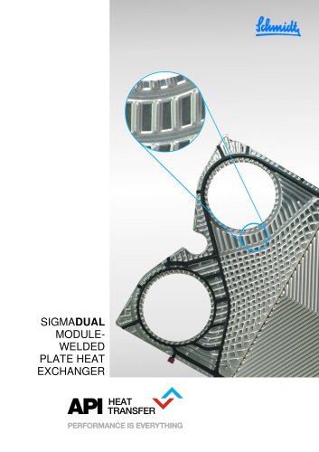 SIGMADUAL Semi-Welded Plate Heat Exchangers