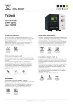 T6060 DIFFERENTIAL ENTRY-LEVEL LEAK TESTER