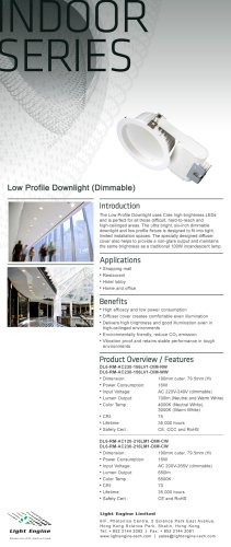  Low Profile Downlight (Dimmable)