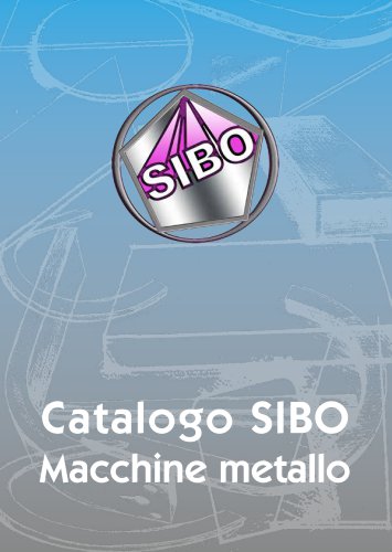 Katalog SIBO/METALLMASCHINEN