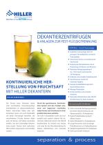 Fruchtsaftproduktion - 1