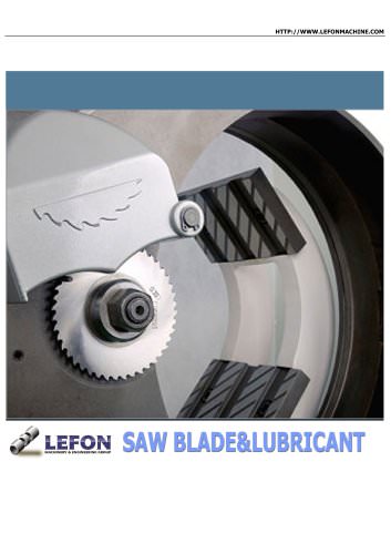 LEFON Saw Blade & Lubricant Catalog