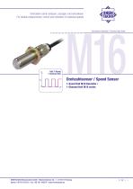 Sensors: 1-Channel Hall M16 series