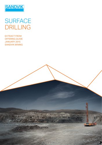 Sandvik surface drilling