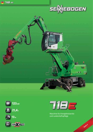 Materialumschlagmaschine 718 Mobil - Green Line